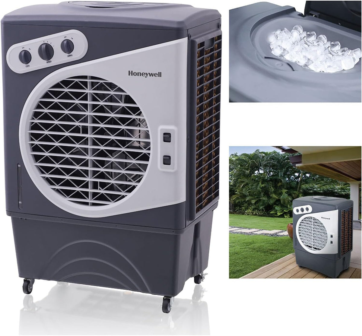 Indoor/Outdoor Evaporative Air Cooler with Mechanical Controls V35876