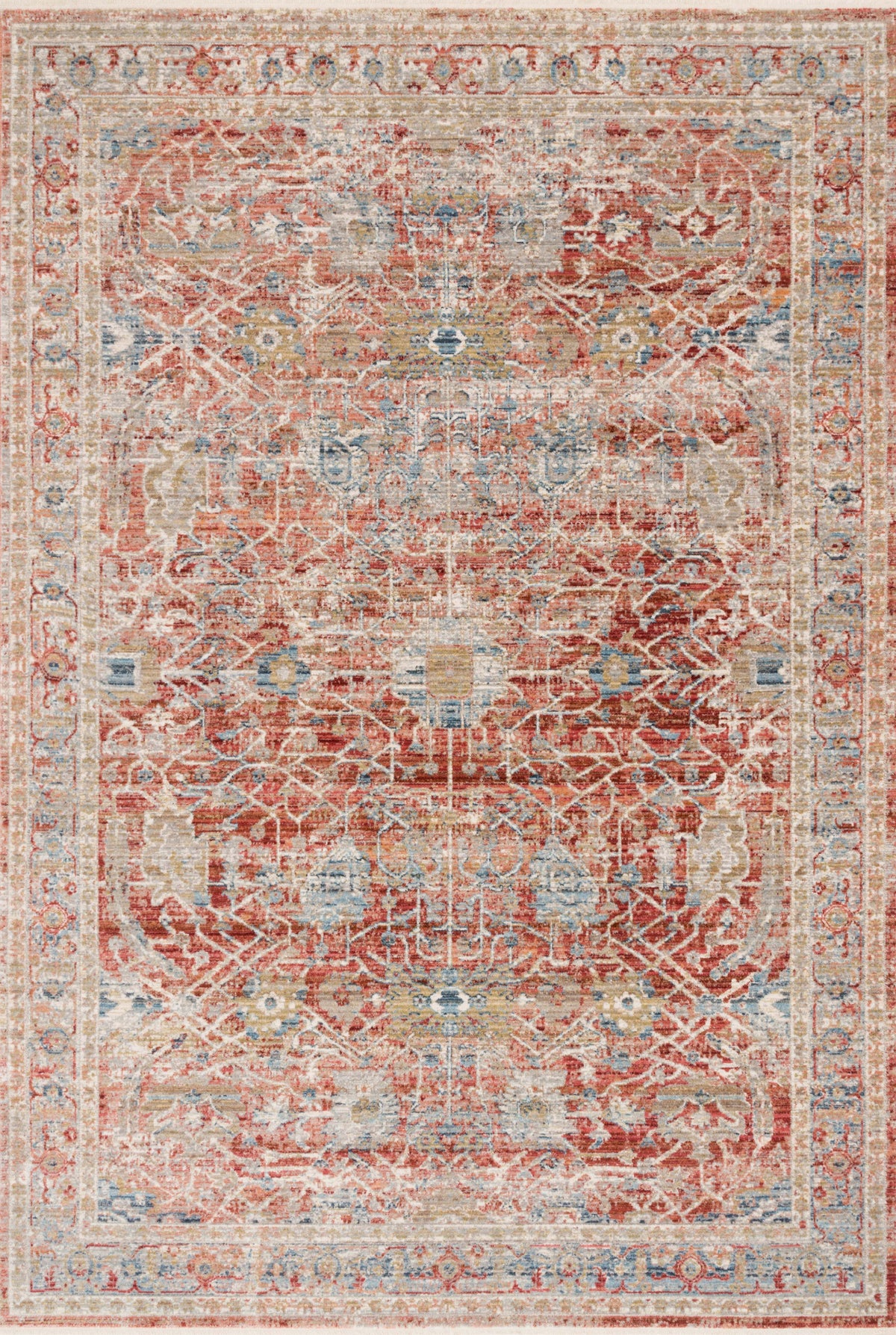 Red Ivory Rug 9'6 x 13' H153551