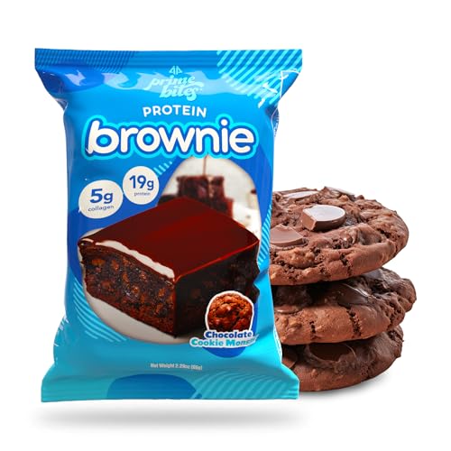 Protein Brownie 12 Bars per Box Chocolate Cookie Monster E5348