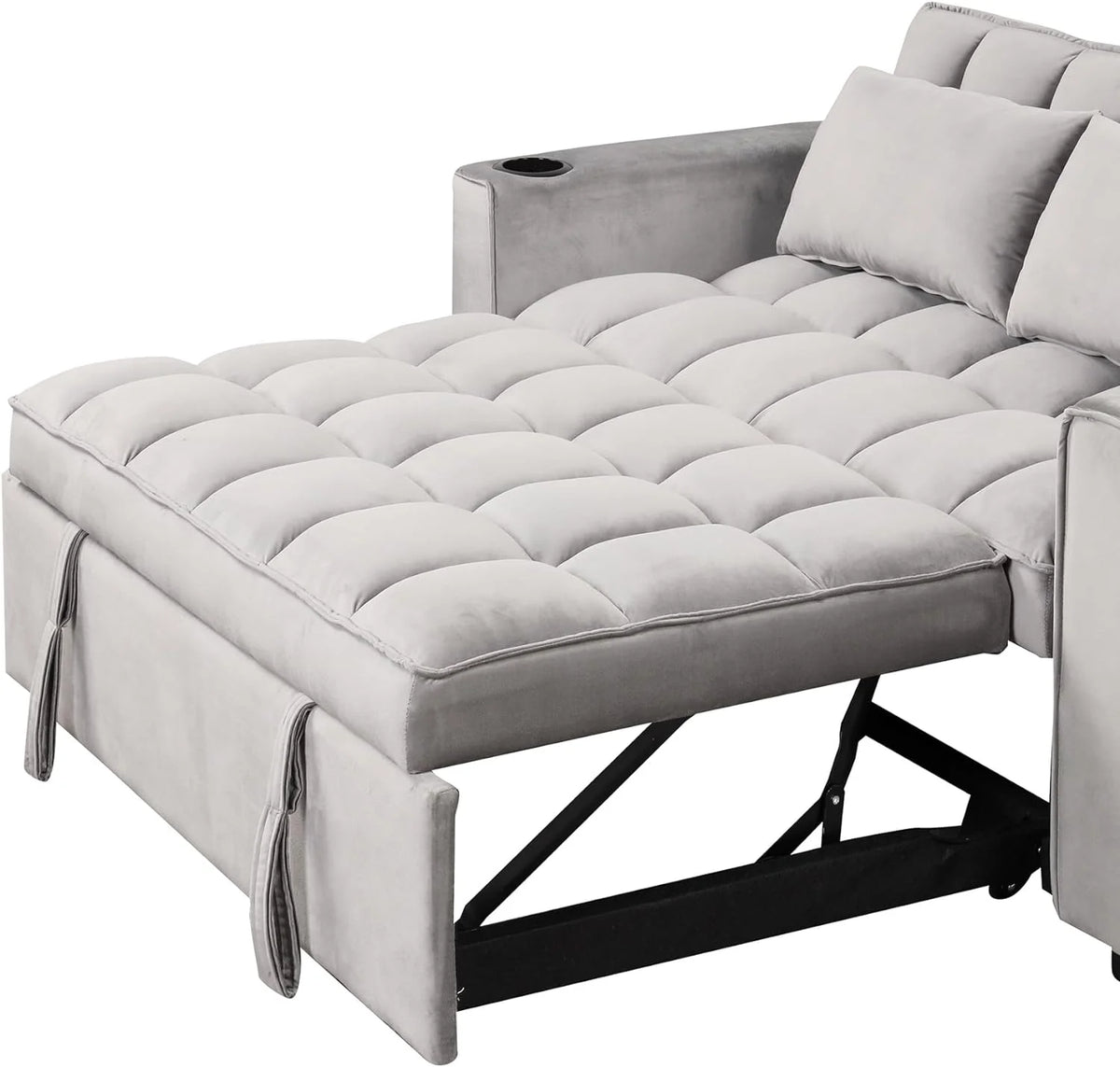 Convertible Sofa Couch with Pull Out Bed V42954