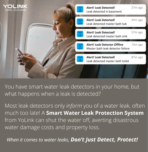 Smart Home Starter Kit: Hub & Water Leak Sensor 4-Pack Z38533