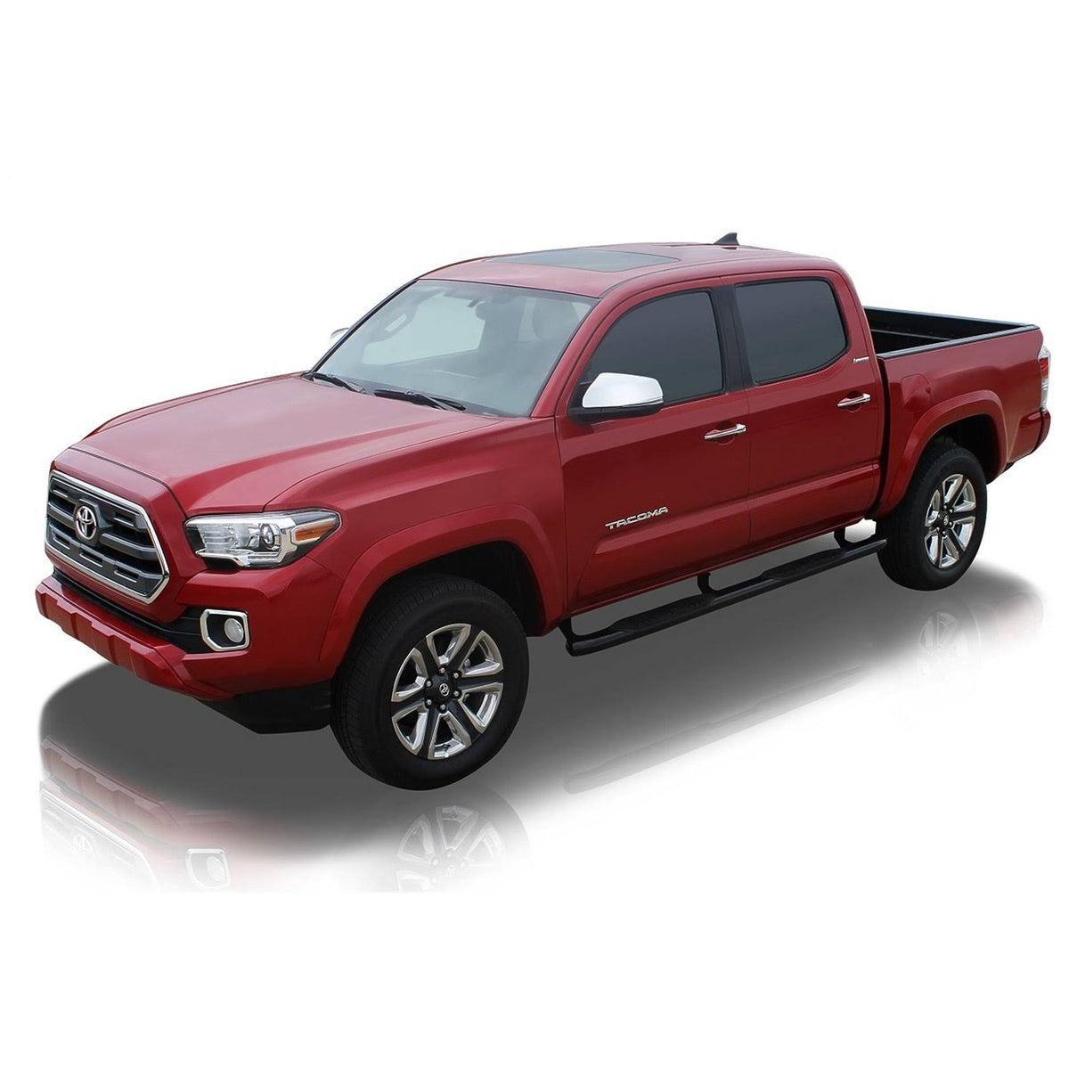 Black Curved Oval Side Step Bars G609478
